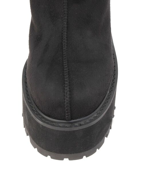 GYDA(ジェイダ)の「フェイクムートンplatformショートブーツ(ブーツ・レディース・ブラック/ベージュ・SMALL/LARGE/MEDIUM)」の20枚目の写真