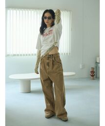 Ungrid | ブリーチルーズデニム(デニムパンツ)