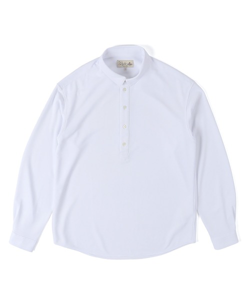 The DUFFER of ST.GEORGE(ザダファーオブセントジョージ)の「【WEB限定アイテム】SMALL COLLAR KANOKO SHIRT:吸水速乾 綺麗め カノコシャツ(シャツ/ブラウス・メンズ・ブラック/ホワイト/ネイビー・SMALL/MEDIUM/LARGE/X-LARGE)」の11枚目の写真