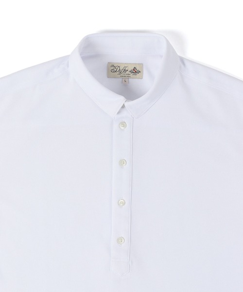The DUFFER of ST.GEORGE(ザダファーオブセントジョージ)の「【WEB限定アイテム】SMALL COLLAR KANOKO SHIRT:吸水速乾 綺麗め カノコシャツ(シャツ/ブラウス・メンズ・ブラック/ホワイト/ネイビー・SMALL/MEDIUM/LARGE/X-LARGE)」の14枚目の写真