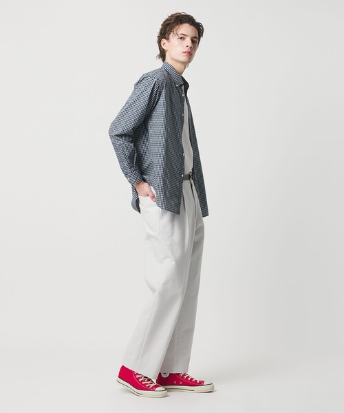 BEAUTY&YOUTH UNITED ARROWS（ビューティーアンドユースユナイテッドアローズ）の「ミニチェック ボタンダウン シャツ FORM型（シャツ/ブラウス・メンズ・ダークブラウン/ネイビー・S/M/XL/L）」の5枚目の写真
