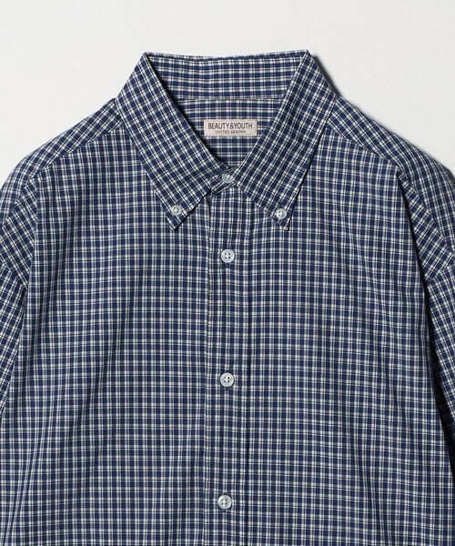 BEAUTY&YOUTH UNITED ARROWS（ビューティーアンドユースユナイテッドアローズ）の「ミニチェック ボタンダウン シャツ FORM型（シャツ/ブラウス・メンズ・ダークブラウン/ネイビー・S/M/XL/L）」の20枚目の写真