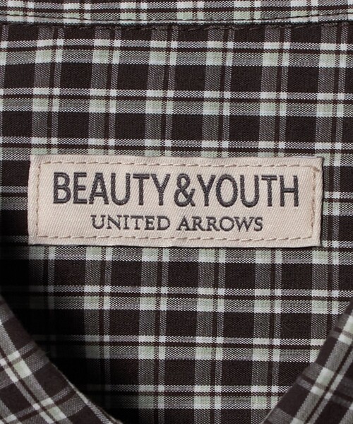BEAUTY&YOUTH UNITED ARROWS（ビューティーアンドユースユナイテッドアローズ）の「ミニチェック ボタンダウン シャツ FORM型（シャツ/ブラウス・メンズ・ダークブラウン/ネイビー・S/M/XL/L）」の22枚目の写真