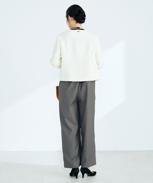 fredy emue(フレディエミュ)の「チュール切替オールインワン(つなぎ/オールインワン・レディース・ブラック/グレー・38/36)」の6枚目の写真