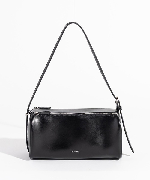 YAHKI/ヤーキ SOFT W FACE ミニマル レザーショルダーバッグ