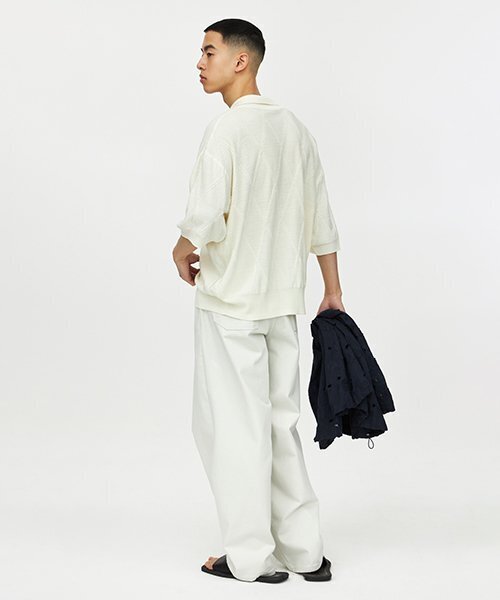 YOUTH(ユース)の「Fringe Knit Collar H/S Cardigan(カーディガン/ボレロ・メンズ・その他・LARGE)」の3枚目の写真