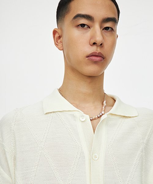 YOUTH(ユース)の「Fringe Knit Collar H/S Cardigan(カーディガン/ボレロ・メンズ・その他・LARGE)」の4枚目の写真