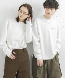 SENSE OF PLACE by URBAN RESEARCH | 『一部WEB限定カラー』『ユニセックス』シシュウダンボールポンチロングスリーブTシャツ(Tシャツ/カットソー)