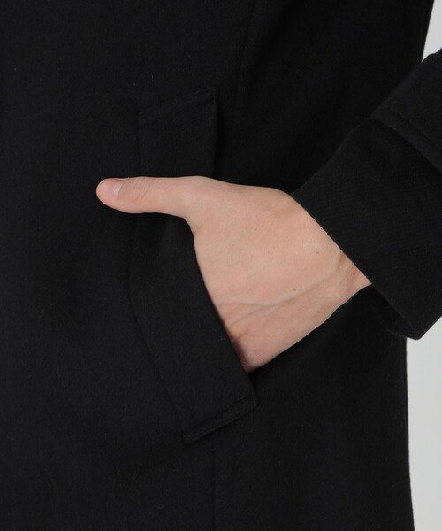 BLACK LABEL CRESTBRIDGE(ブラックレーベル・クレストブリッジ)の「【一部店舗限定】ウールビーバースタンドコート(その他アウター・メンズ・ブラック/ネイビー・M/L/XL)」の20枚目の写真