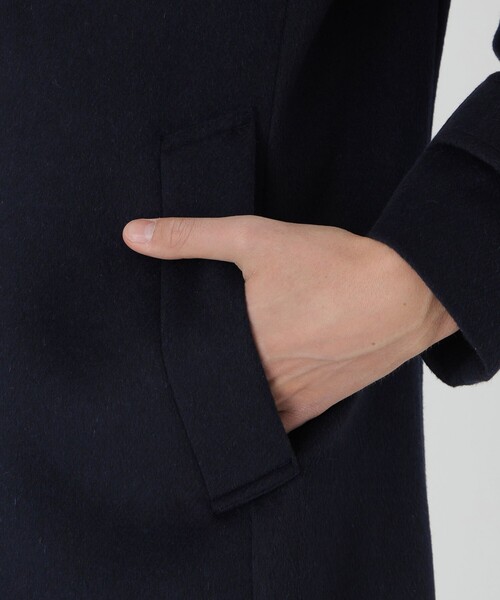 BLACK LABEL CRESTBRIDGE(ブラックレーベル・クレストブリッジ)の「【一部店舗限定】ウールビーバースタンドコート(その他アウター・メンズ・ブラック/ネイビー・M/L/XL)」の13枚目の写真