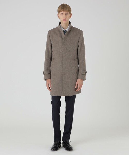 BLACK LABEL CRESTBRIDGE(ブラックレーベル・クレストブリッジ)の「【一部店舗限定】ウールビーバースタンドコート(その他アウター・メンズ・ブラック/ネイビー・M/L/XL)」の9枚目の写真