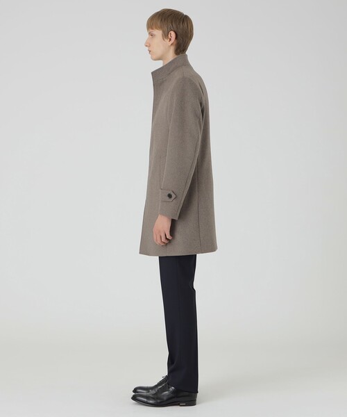BLACK LABEL CRESTBRIDGE(ブラックレーベル・クレストブリッジ)の「【一部店舗限定】ウールビーバースタンドコート(その他アウター・メンズ・ブラック/ネイビー・M/L/XL)」の8枚目の写真