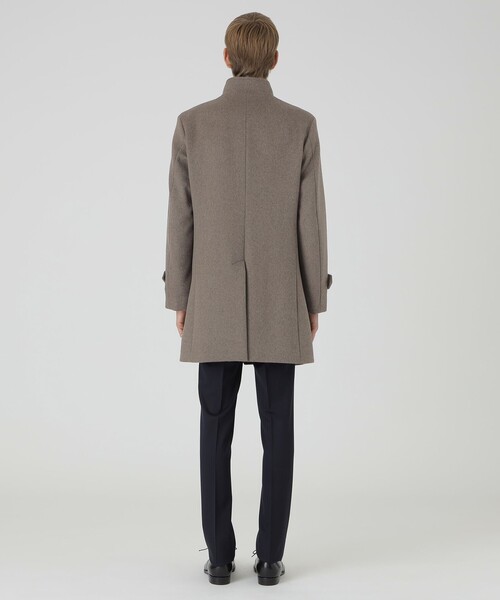 BLACK LABEL CRESTBRIDGE(ブラックレーベル・クレストブリッジ)の「【一部店舗限定】ウールビーバースタンドコート(その他アウター・メンズ・ブラック/ネイビー・M/L/XL)」の7枚目の写真