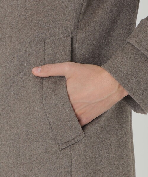BLACK LABEL CRESTBRIDGE(ブラックレーベル・クレストブリッジ)の「【一部店舗限定】ウールビーバースタンドコート(その他アウター・メンズ・ブラック/ネイビー・M/L/XL)」の6枚目の写真