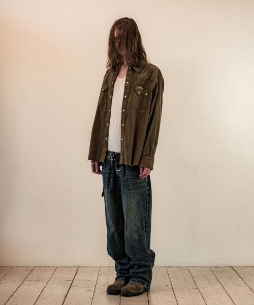 THEVINYLHOUSE(ザバイニルハウス)の「CORDUROY WESTERN SHIRTS KHAKI(シャツ/ブラウス・メンズ・その他・S/M/L)」の4枚目の写真