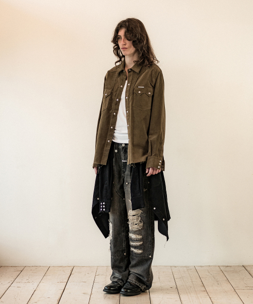 THEVINYLHOUSE(ザバイニルハウス)の「CORDUROY WESTERN SHIRTS KHAKI(シャツ/ブラウス・メンズ・その他・S/M/L)」の5枚目の写真