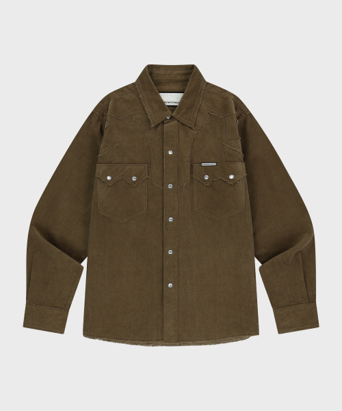 THEVINYLHOUSE(ザバイニルハウス)の「CORDUROY WESTERN SHIRTS KHAKI(シャツ/ブラウス・メンズ・その他・S/M/L)」の6枚目の写真