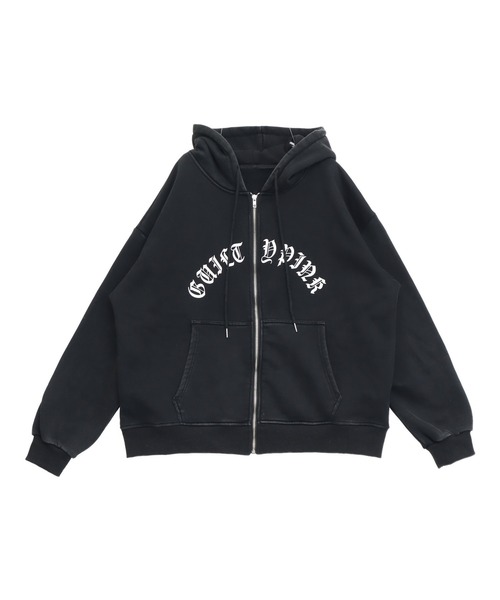 ANAP（アナップ）の「裏起毛 ウォシュ加工 オーバーサイズ ジップパーカー（パーカー・レディース・カーキ/クリア/ダークアッシュ・F）」の18枚目の写真