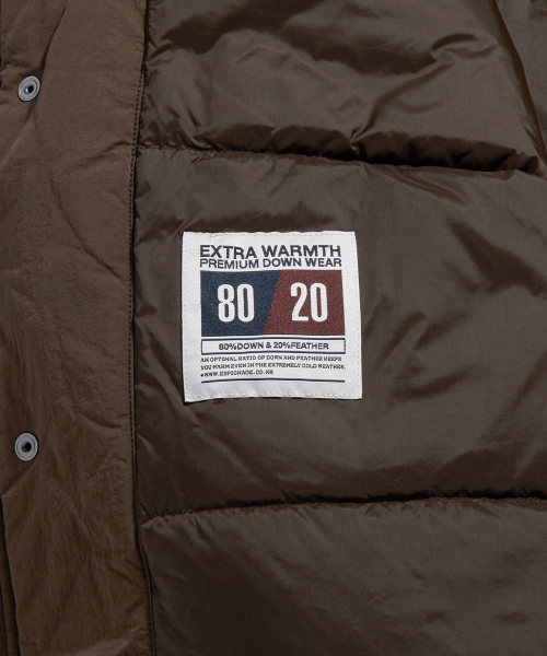 ESPIONAGE（エスピオナジ）の「M65 Down Blouson Parka Dark Brown（ダウンジャケット/コート・レディース・その他・M/L/XL）」の9枚目の写真