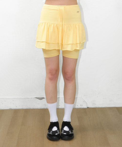 AMESWORLDWIDE（アメスワールドワイド）の「FRILL MINI SKIRT YELLOW（スカート・レディース・その他・FREE）」の2枚目の写真