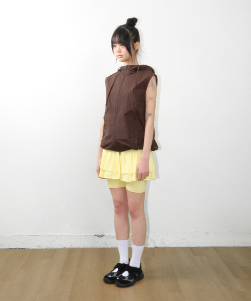 AMESWORLDWIDE（アメスワールドワイド）の「FRILL MINI SKIRT YELLOW（スカート・レディース・その他・FREE）」の3枚目の写真