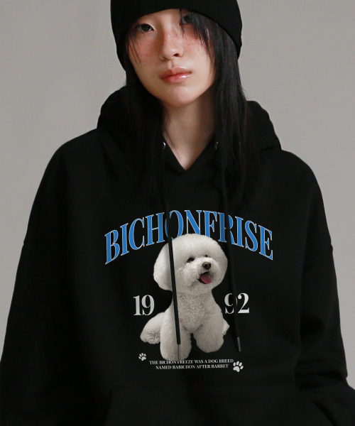 LIKE THE MOST(ライクザモースト)の「ビションボンボンオーバーサイズフード_4カラー(パーカー・レディース・その他・S/M/L/XL)」の1枚目の写真