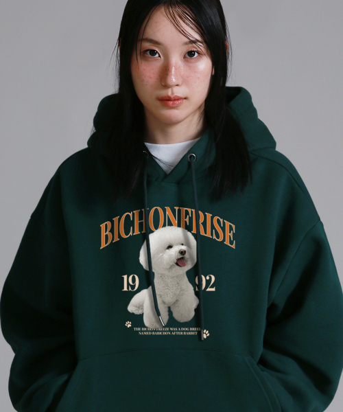 LIKE THE MOST(ライクザモースト)の「ビションボンボンオーバーサイズフード_4カラー(パーカー・レディース・その他・S/M/L/XL)」の4枚目の写真