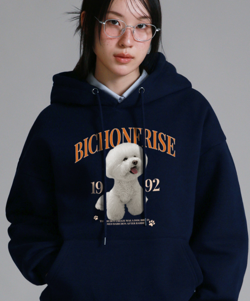 LIKE THE MOST(ライクザモースト)の「ビションボンボンオーバーサイズフード_4カラー(パーカー・レディース・その他・S/M/L/XL)」の5枚目の写真