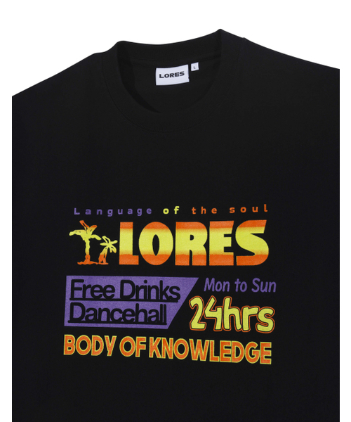 LORES(ロアス)の「Dancehall S/S Tee - Black(Tシャツ/カットソー・レディース・その他・S/M/L/XL)」の2枚目の写真