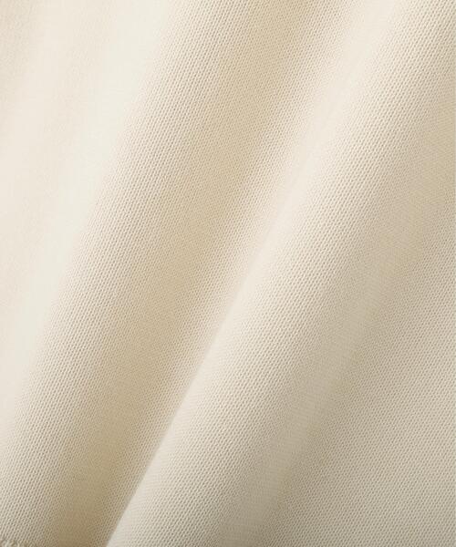 human woman(ヒューマンウーマン)の「◆オーガニックコットン混プレーティング前立フリルプルオーバー(ニット/セーター・レディース・ネイビー/ホワイト系その他・MEDIUM)」の12枚目の写真