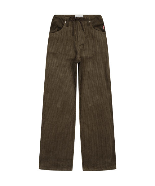 ORDINARY HOLIDAY（オーディナリー ホリデー）の「CORDUROY WIDE PANTS [BROWN]（その他パンツ・レディース・ブラウン・M/S）」の2枚目の写真