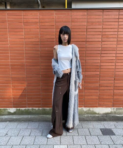 ORDINARY HOLIDAY（オーディナリー ホリデー）の「CORDUROY WIDE PANTS [BROWN]（その他パンツ・レディース・ブラウン・M/S）」の4枚目の写真
