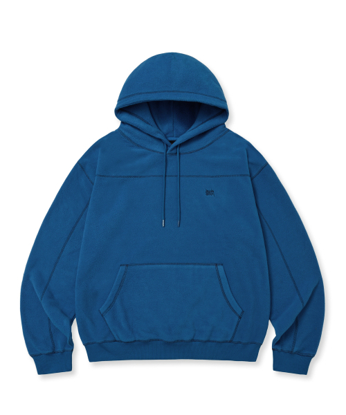 BROWNBREATH（ブラウンブレス）の「STITCH FLEECE HOODIE - BLUE（パーカー・レディース・その他・M/S/XL/L）」の2枚目の写真