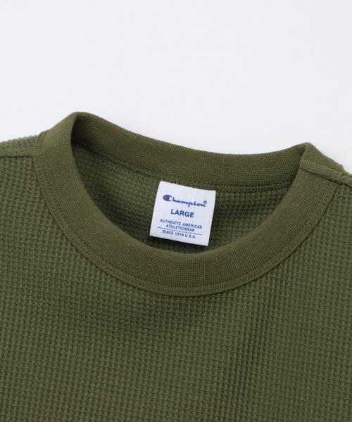 Champion(チャンピオン)の「【Champion/チャンピオン】メンズ ベーシック ショートスリーブTシャツ(Tシャツ/カットソー・メンズ・オリーブ/ブラック/ホワイト/ネイビー・X-LARGE/LARGE/MEDIUM/SMALL)」の20枚目の写真