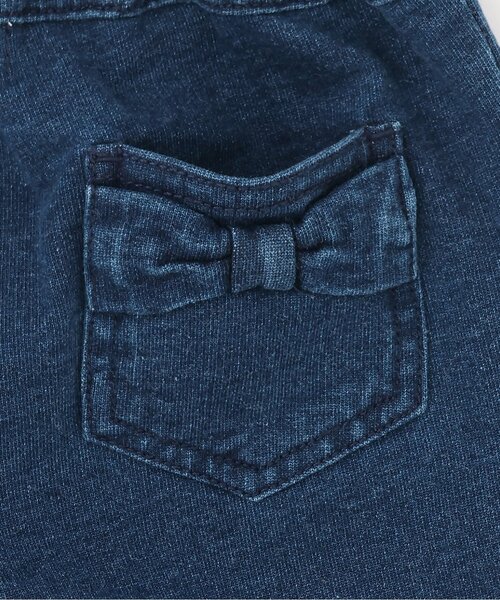 sense of wonder(センスオブワンダー)の「ニットデニムリボンパンツ(デニムパンツ・キッズ・ネイビー・80cm/130cm/120cm/110cm/100cm/90cm)」の7枚目の写真