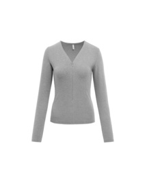 BUTTON SEOUL（ボタンソウル）の「[ウィメンズ] エッセンシャルVラップスリムジップアップカーディガン (3 COLORS)（カーディガン/ボレロ）」