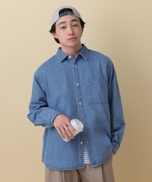 RAGEBLUE | Light oz denim Western shirt/ライトOZデニムウエスタンシャツ(シャツ/ブラウス)
