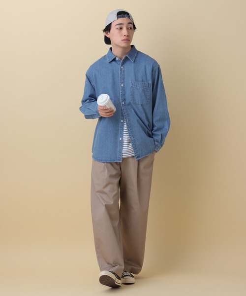 RAGEBLUE（レイジブルー）の「Light oz denim Western shirt/ライトOZデニムウエスタンシャツ（シャツ/ブラウス・メンズ・ライトブルー・MEDIUM/LARGE）」の8枚目の写真