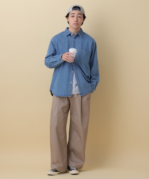 RAGEBLUE（レイジブルー）の「Light oz denim Western shirt/ライトOZデニムウエスタンシャツ（シャツ/ブラウス・メンズ・ライトブルー・MEDIUM/LARGE）」の9枚目の写真