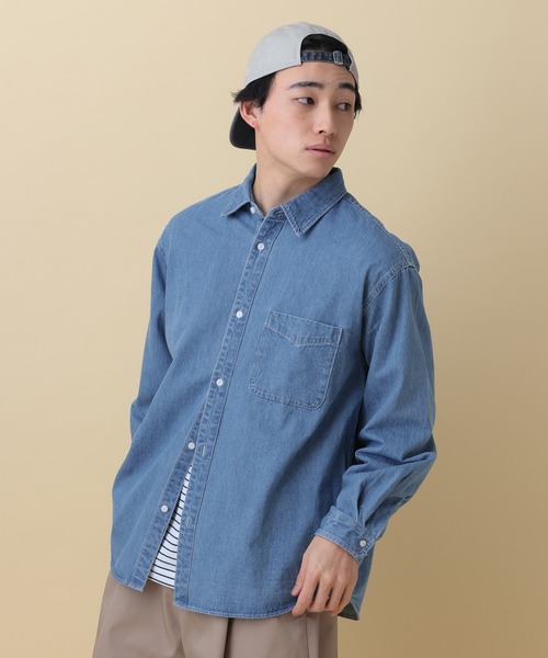 RAGEBLUE（レイジブルー）の「Light oz denim Western shirt/ライトOZデニムウエスタンシャツ（シャツ/ブラウス・メンズ・ライトブルー・MEDIUM/LARGE）」の11枚目の写真