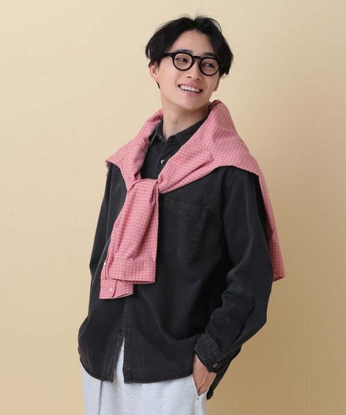 RAGEBLUE（レイジブルー）の「Light oz denim Western shirt/ライトOZデニムウエスタンシャツ（シャツ/ブラウス・メンズ・ライトブルー・MEDIUM/LARGE）」の5枚目の写真