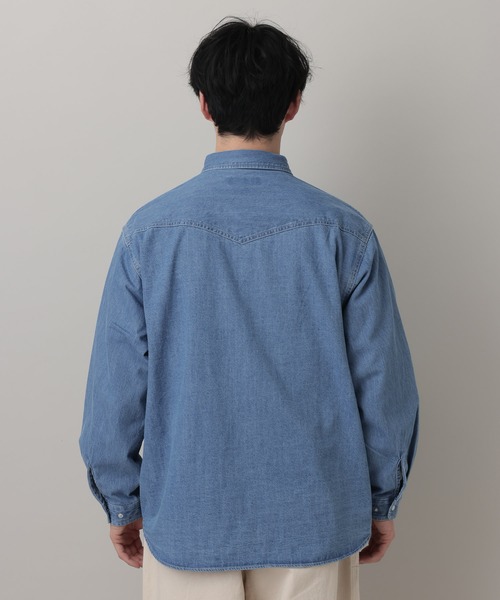 RAGEBLUE（レイジブルー）の「Light oz denim Western shirt/ライトOZデニムウエスタンシャツ（シャツ/ブラウス・メンズ・ライトブルー・MEDIUM/LARGE）」の15枚目の写真