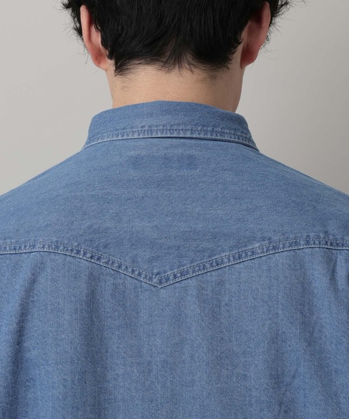 RAGEBLUE（レイジブルー）の「Light oz denim Western shirt/ライトOZデニムウエスタンシャツ（シャツ/ブラウス・メンズ・ライトブルー・MEDIUM/LARGE）」の16枚目の写真