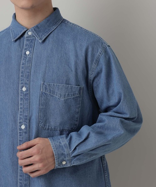 RAGEBLUE（レイジブルー）の「Light oz denim Western shirt/ライトOZデニムウエスタンシャツ（シャツ/ブラウス・メンズ・ライトブルー・MEDIUM/LARGE）」の18枚目の写真