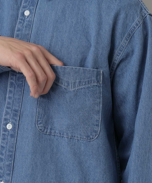 RAGEBLUE（レイジブルー）の「Light oz denim Western shirt/ライトOZデニムウエスタンシャツ（シャツ/ブラウス・メンズ・ライトブルー・MEDIUM/LARGE）」の19枚目の写真