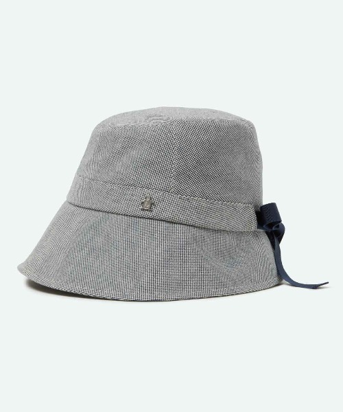 MUNSINGWEAR(マンシングウェア)の「リボン付きバケットハット(ハット・レディース・ネイビー/ベージュ・F)」の9枚目の写真
