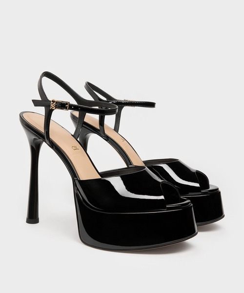 CHARLES & KEITH(チャールズ & キース)の「Francesca フランチェスカ ピープトゥ プラットフォームヒール(サンダル・レディース・ブラウン/ブラック系その他2/オートミール/アイボリー/ブラック系その他6・24.5cm/23.5cm/23cm/22.5cm)」の13枚目の写真