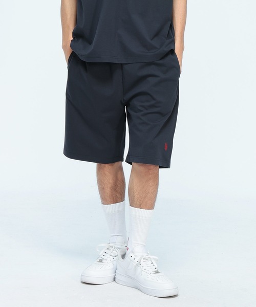 U.S. POLO ASSN.(ユーエスポロアッスン)の「U.S. POLO ASSN. (ユーエスポロアッスン) ハーフパンツ ワンポイント ロゴ刺繍 ショートパンツ 短パン メンズ PLM61503 夏(その他パンツ・メンズ・ブラック/ネイビー/グレー・LL/L/M)」の3枚目の写真