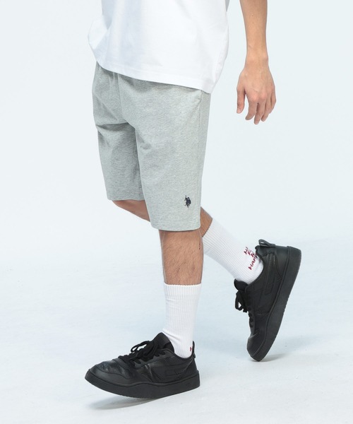 U.S. POLO ASSN.(ユーエスポロアッスン)の「U.S. POLO ASSN. (ユーエスポロアッスン) ハーフパンツ ワンポイント ロゴ刺繍 ショートパンツ 短パン メンズ PLM61503 夏(その他パンツ・メンズ・ブラック/ネイビー/グレー・LL/L/M)」の1枚目の写真