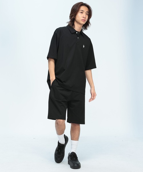 U.S. POLO ASSN.(ユーエスポロアッスン)の「U.S. POLO ASSN. (ユーエスポロアッスン) ハーフパンツ ワンポイント ロゴ刺繍 ショートパンツ 短パン メンズ PLM61503 夏(その他パンツ・メンズ・ブラック/ネイビー/グレー・LL/L/M)」の4枚目の写真